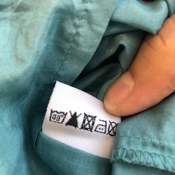 Olars Ulta Sweden Green Silk Blend Tunic Dress Sz. S - Picture 5 of 8